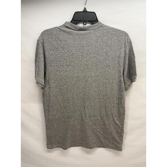 American Eagle Vintage Vault Mens T-Shirt Gray Short Sleeve Green Logo Sz Small - Picture 2 of 5